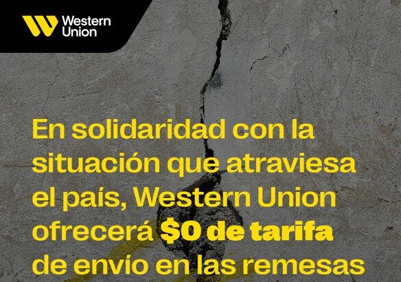Western Union adota tarifa US$0 para envios de dinheiro à Venezuela.